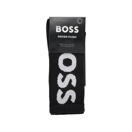 BOSS QS Rib Logo CC Chaussettes hauteur mollet  