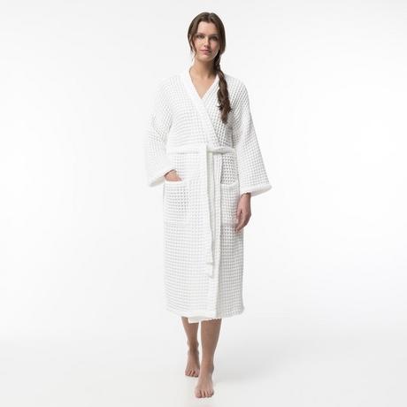 Manor Mykonos Waffle Unisex Bademantel  