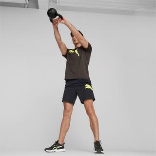 PUMA TRAIN FAV HEATHER T-Shirt, Rundhals, kurzarm 