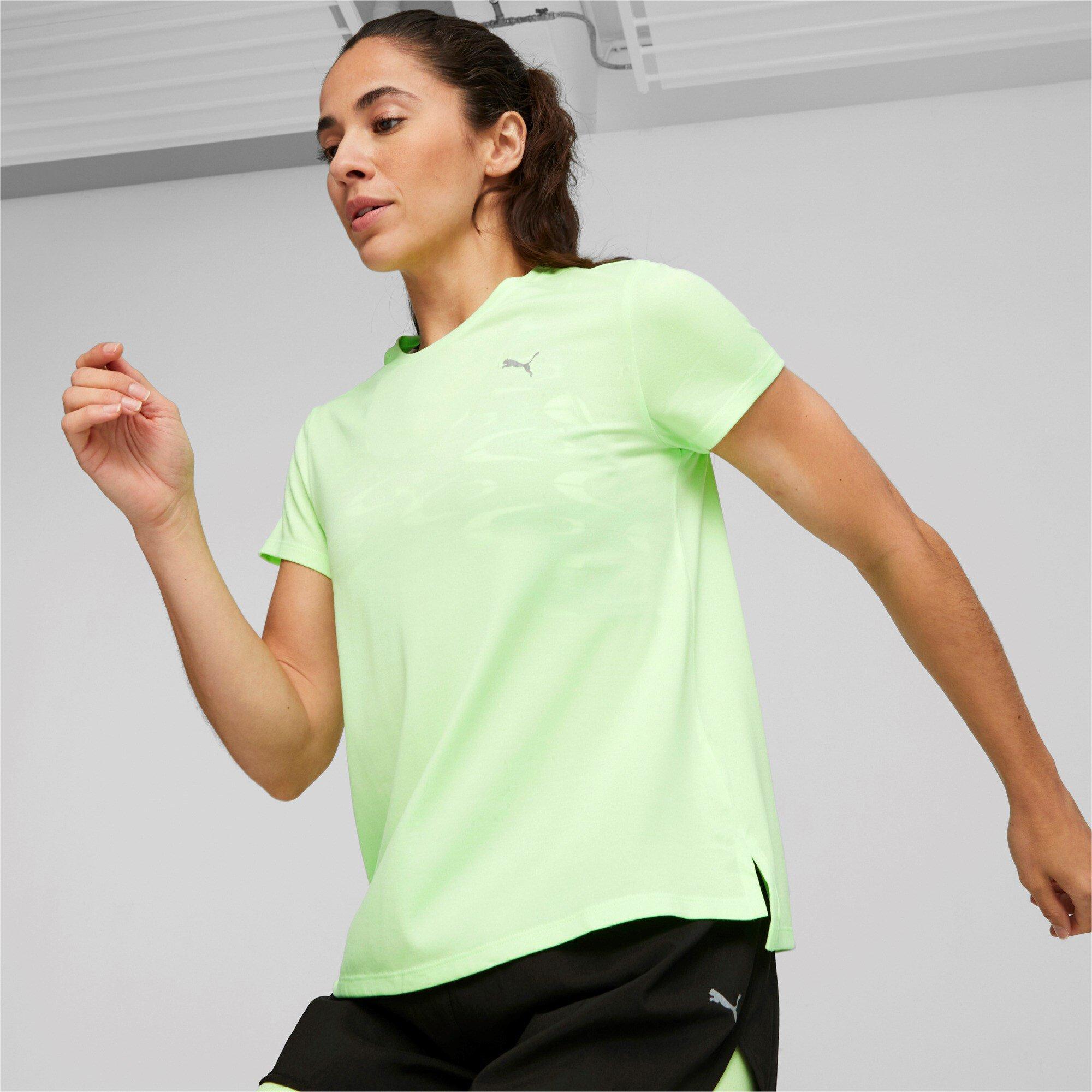 PUMA RUN FAVORITE HEATHER SS TEE W T-shirt 
