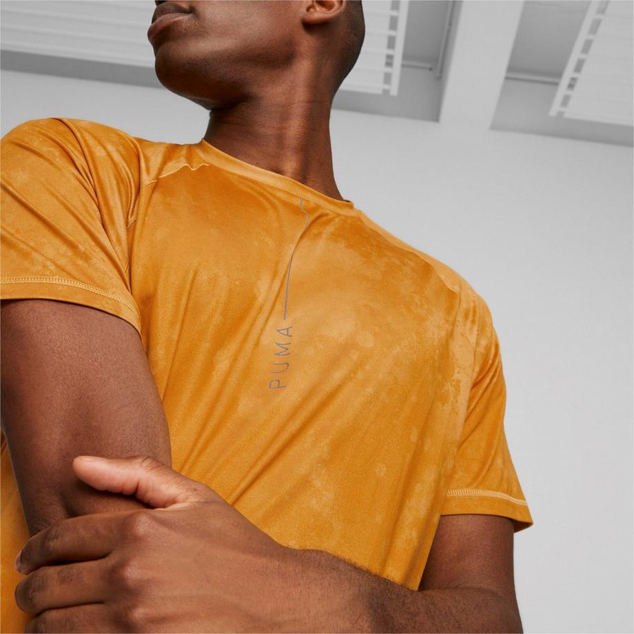 PUMA Studio Yogini Lite AOP Tee T-shirt girocollo, maniche corte 