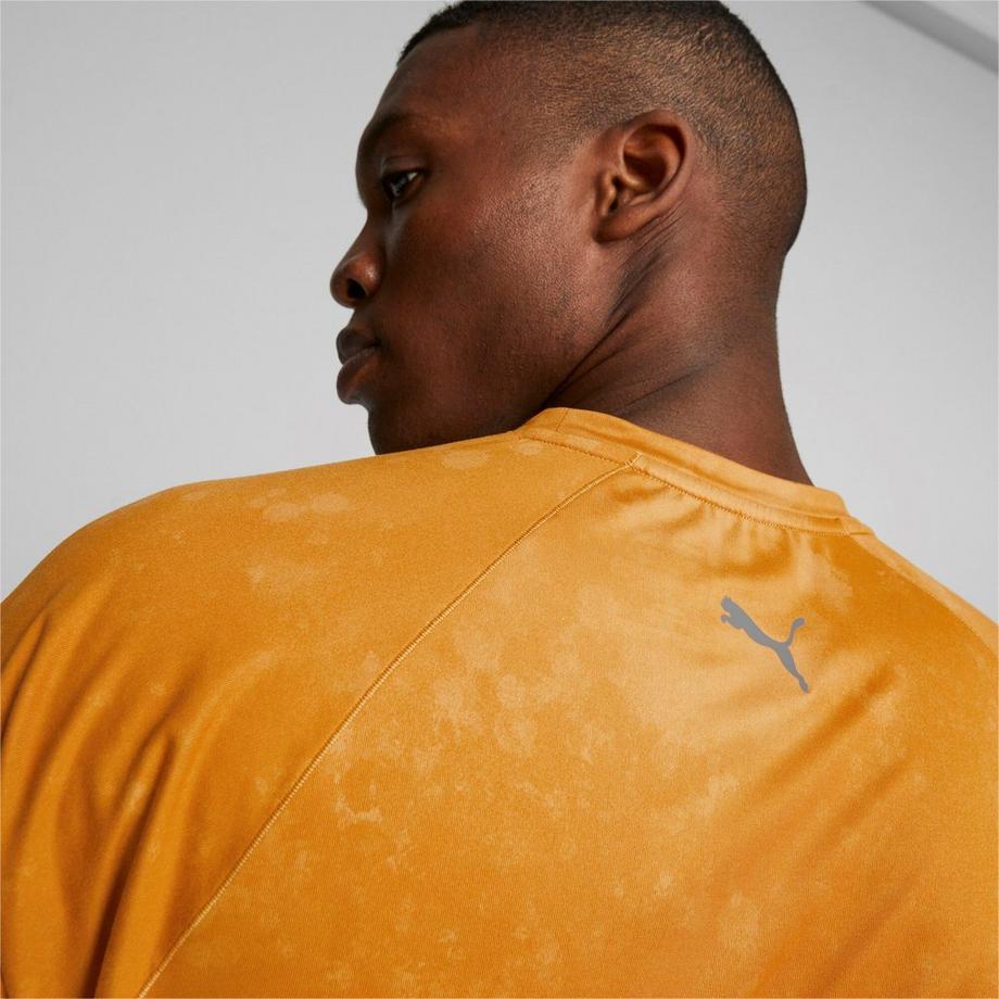 PUMA Studio Yogini Lite AOP Tee T-shirt girocollo, maniche corte 