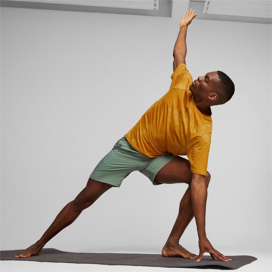 PUMA Studio Yogini Lite AOP Tee T-shirt girocollo, maniche corte 