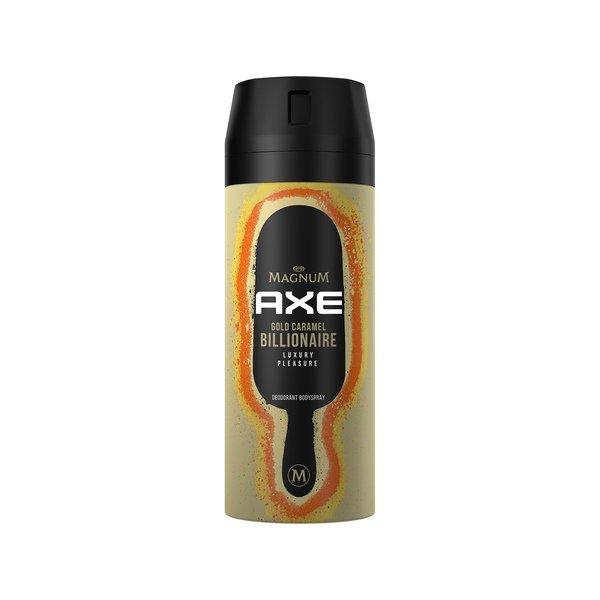 Image of AXE Bodyspray Gold Caramel Billionaire Limited Edition - 150 ml