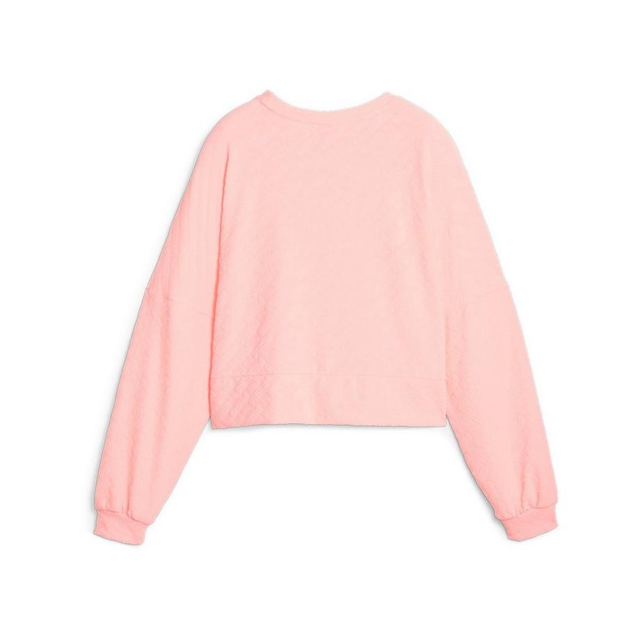 PUMA Puma Fit Branded Fleece Crew Pull, col rond, manches longues 