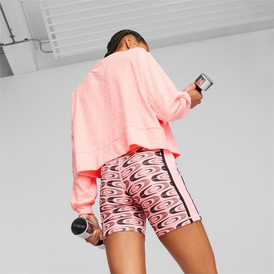 PUMA Puma Fit Branded Fleece Crew Pull, col rond, manches longues 