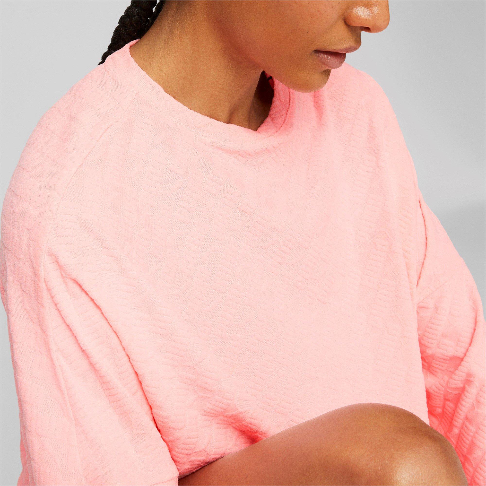 PUMA Puma Fit Branded Fleece Crew Maglione girocollo, maniche lunghe 