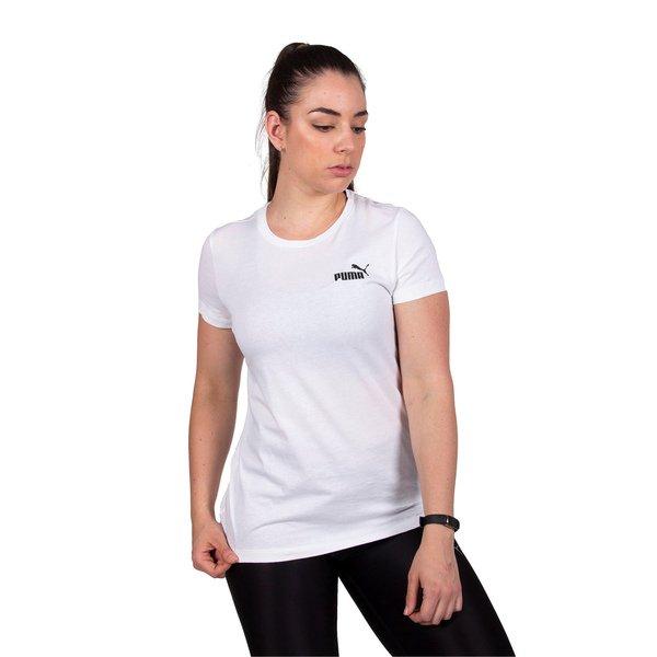 PUMA ESS Small Logo Tee T-shirt, col rond, manches courtes 