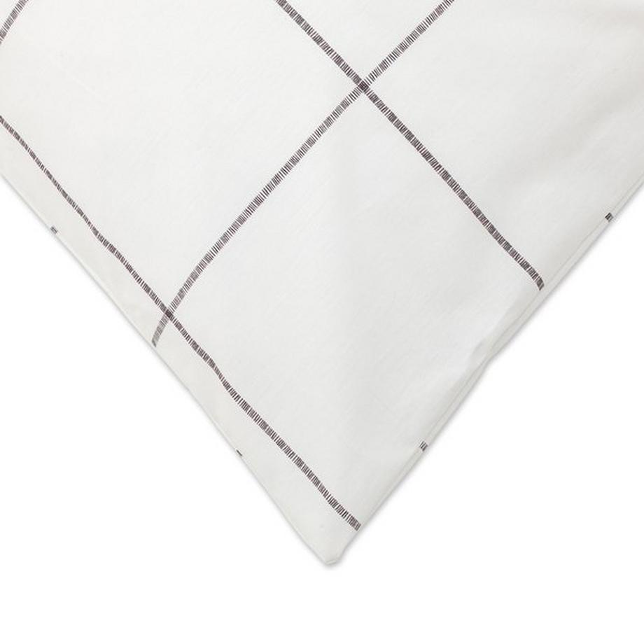 Manor Scala Taie d'oreiller à motif quadrillé  