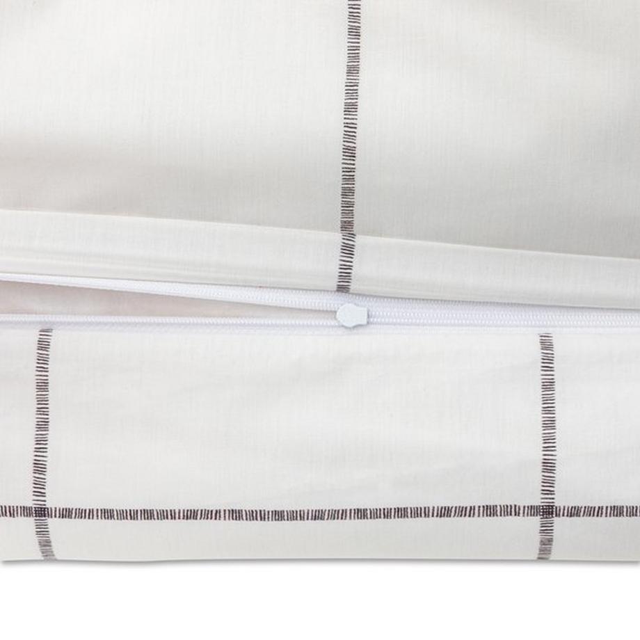 Manor Scala Taie d'oreiller à motif quadrillé  