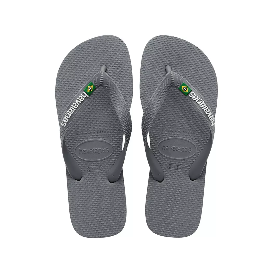 Havaianas - Flip-Flops, Hav. Brasil Logo, 41-42, Grau