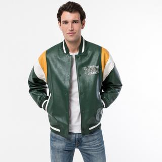 TOMMY JEANS TJM RLX FAUX LEATHER LETTERMAN Giacca, effetto pelle 
