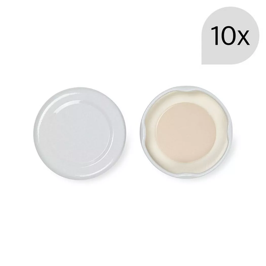 Manor - Deckel-Set, 45mm, Weiss