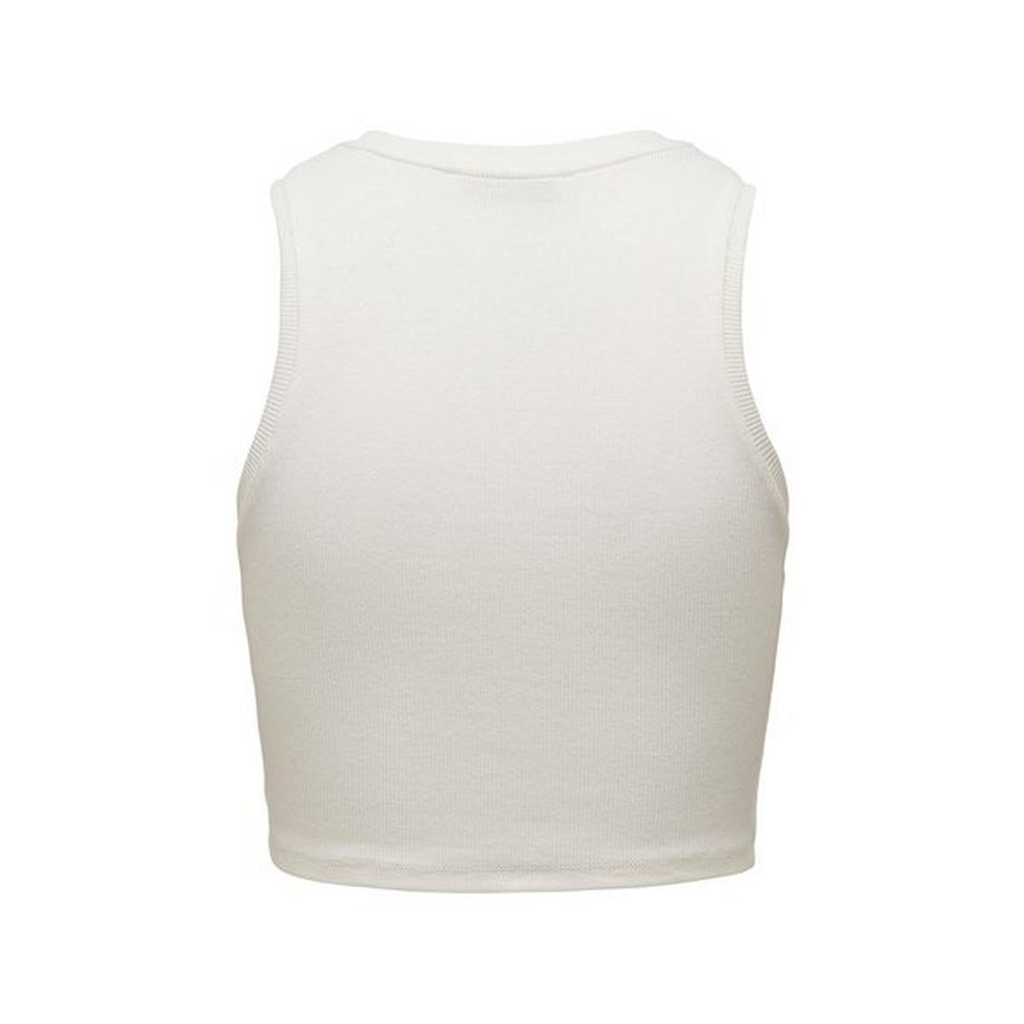 ONLY Vilma Cropped Geripptes Tanktop  