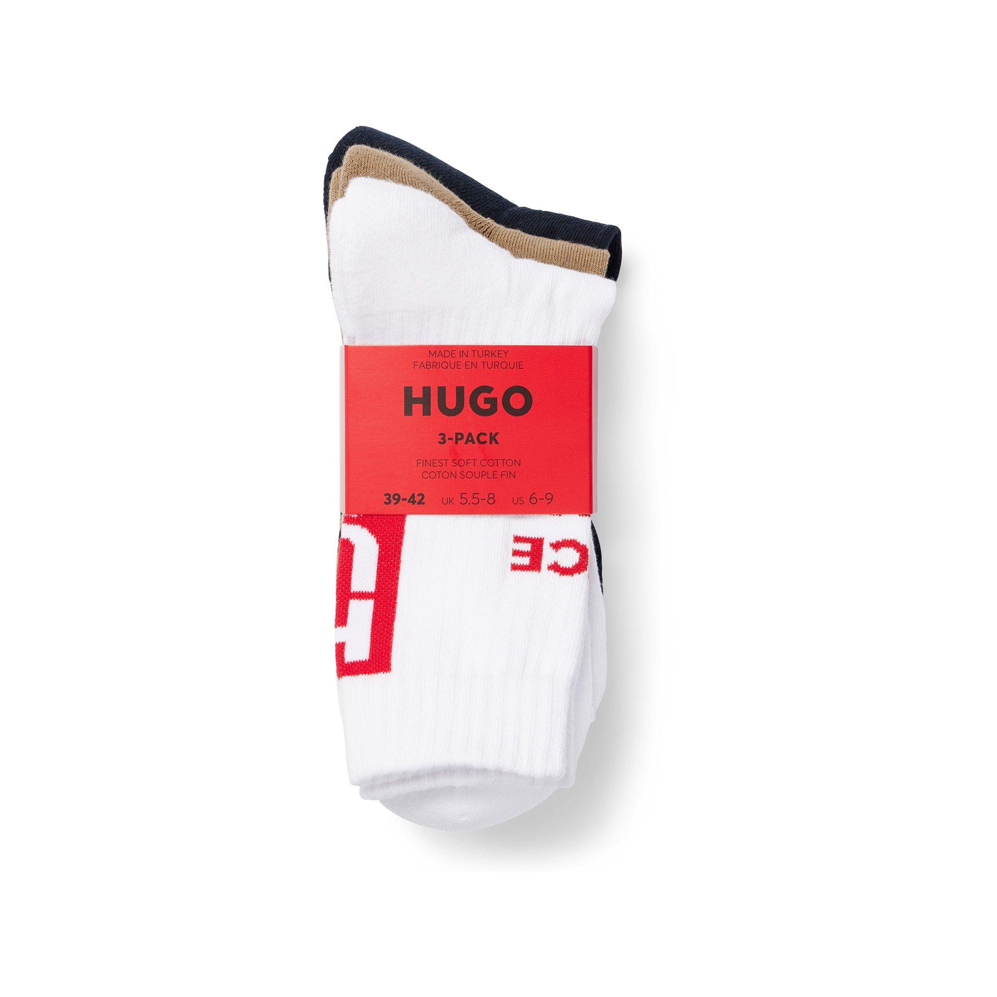 HUGO 3P QS SINCE93 CC Triopack, wadenlange Socken 