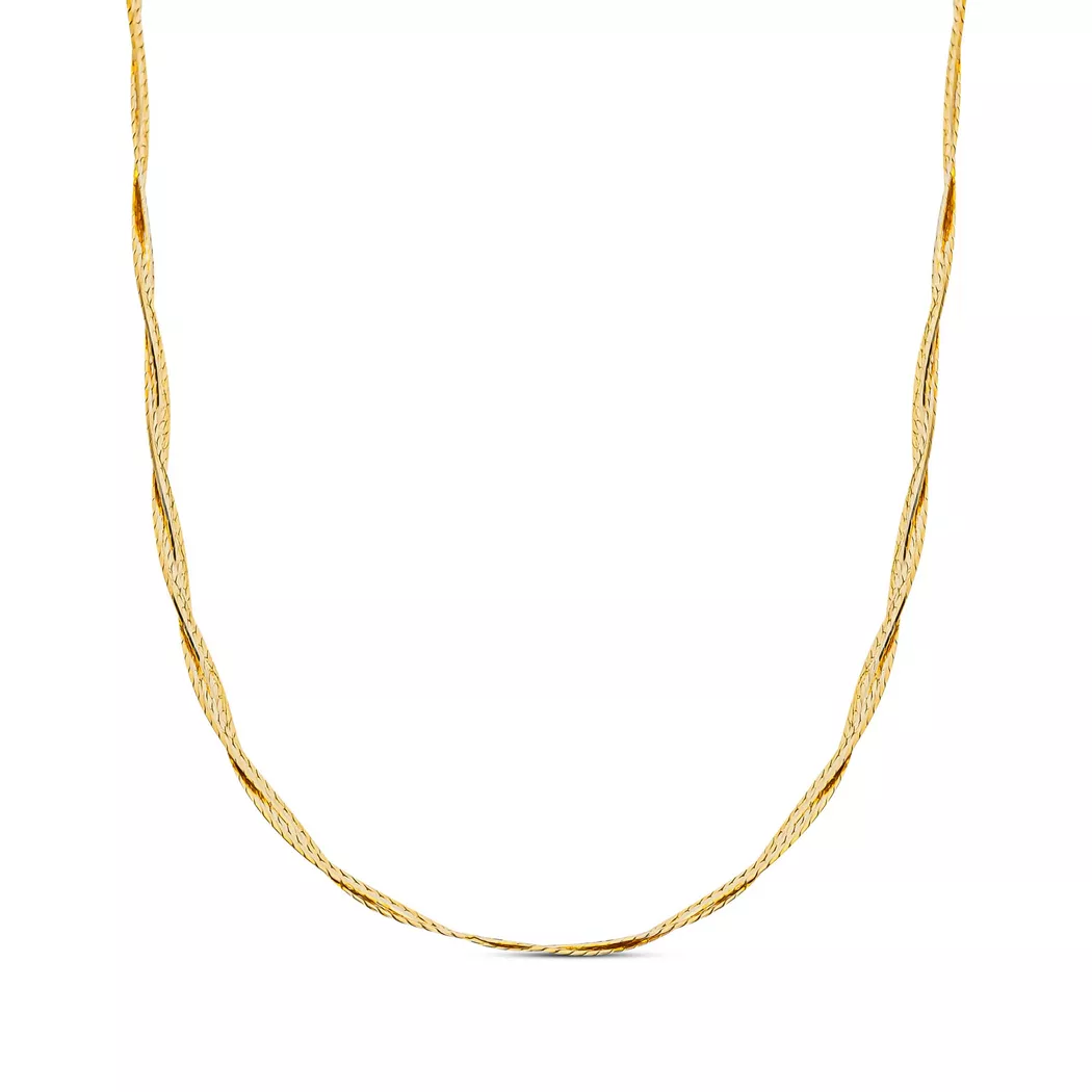 L' Atelier Gold 18 Karat by Manor - Halskette, 42cm, Gelbgold 3