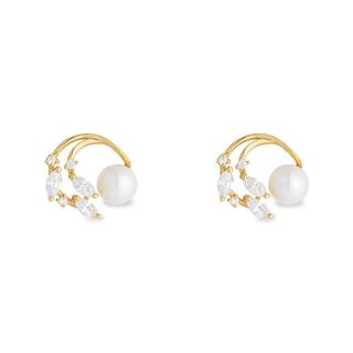 L' Atelier Gold 18 Karat by Manor  Boucles d'oreilles 