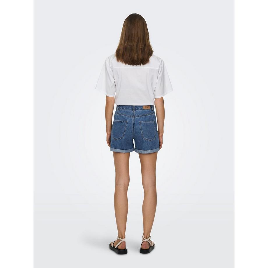 ONLY VEGA MOM Regular Fit Jeans-Shorts  