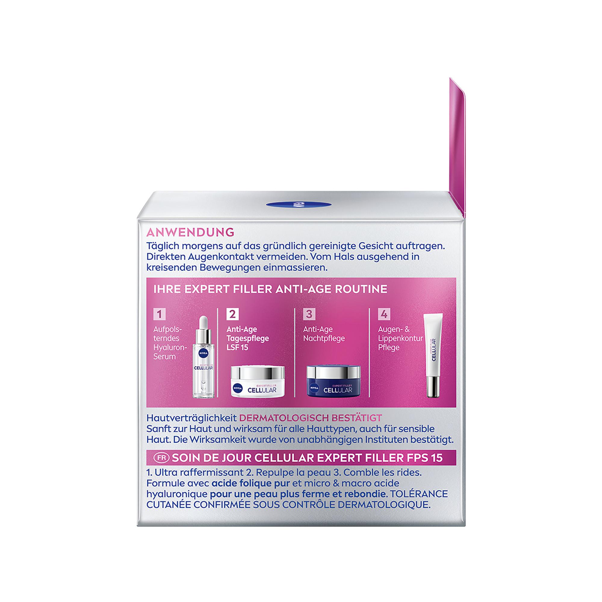 NIVEA  Face Cellular Expert Filler Soin de Jour Anti-Âge SPF 15 