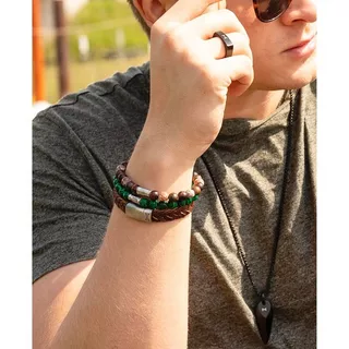 AZE JEWELS Triangle Halskette Black