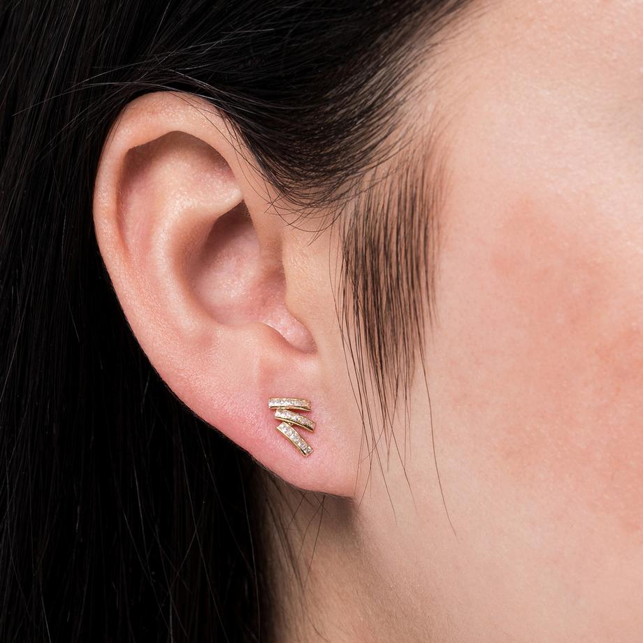 L' Atelier Gold 18 Karat by Manor  Boucles d'oreilles 