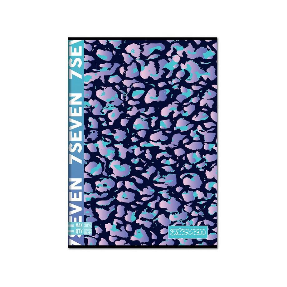 Seven Cahier d'exercices Maxi - Motif aléatoire 