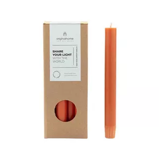 Originalhome Kerze Dinner Candles Orange