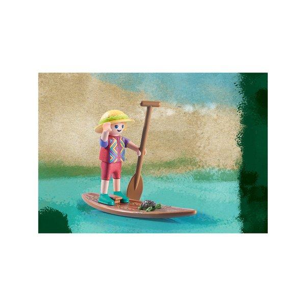 Playmobil  71143 Wiltopia - Faire du canoë avec les dauphins de rivière 