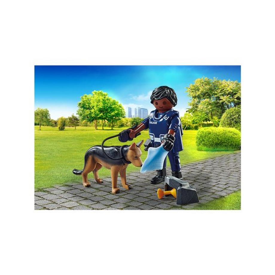 Playmobil  71162 Poliziotto con cane da fiuto 