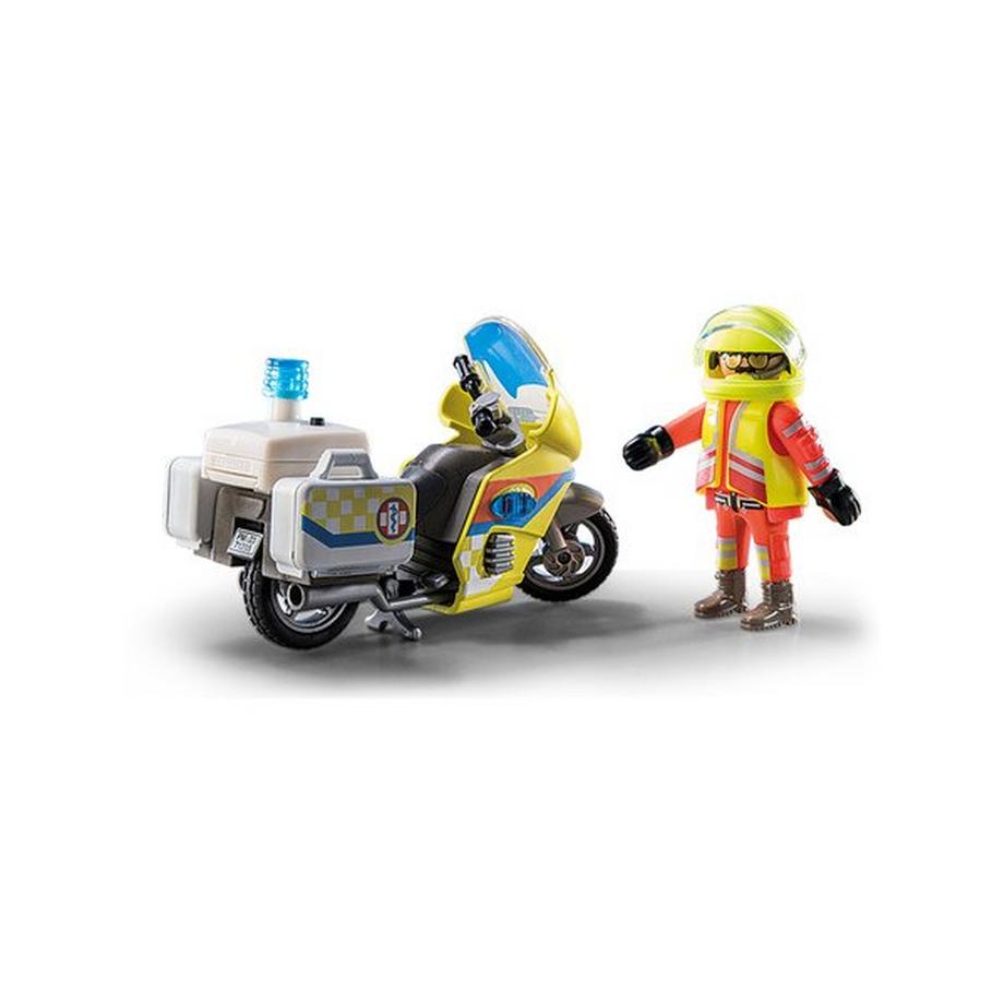 Playmobil  71205 Notarzt-Motorrad mit Blinklicht 