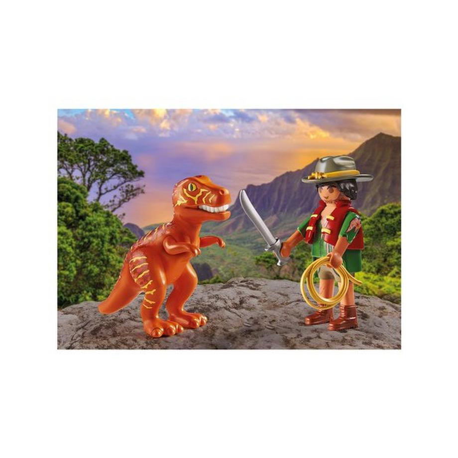 Playmobil  71206 Avventuriero con T-Rex 