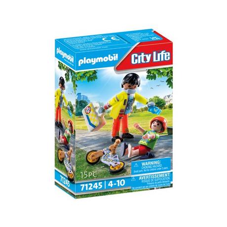 Playmobil  71245 Ambulancier avec patient 