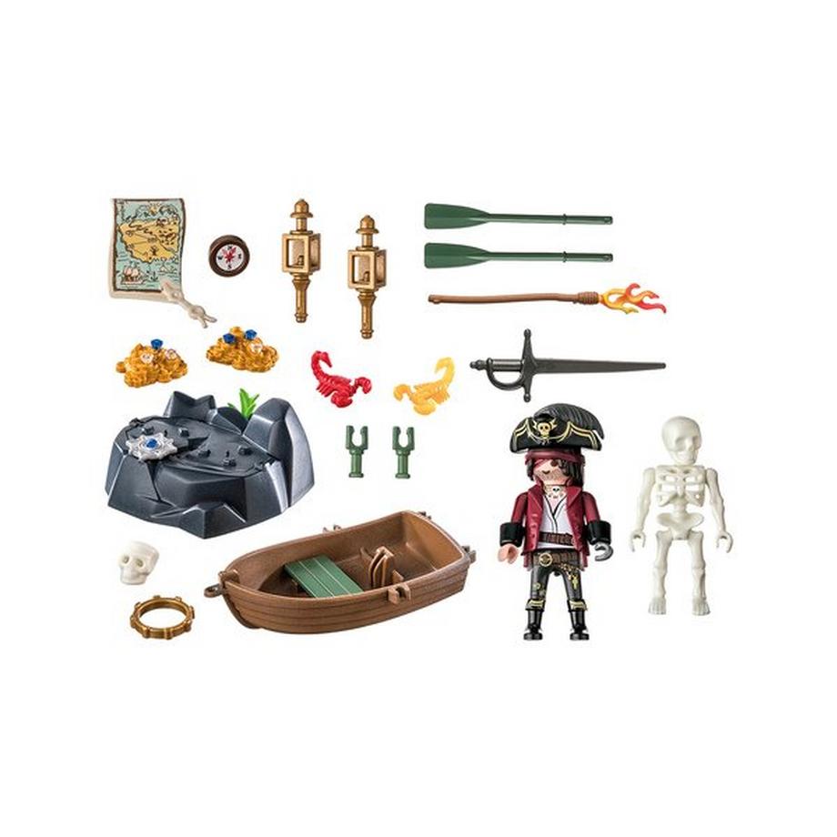 Playmobil  71254 Starter Pack Pirata con barca a remi 