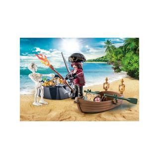 Playmobil  71254 Starter Pack Pirate avec bateau à rames 