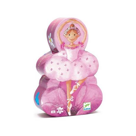 Djeco  Puzzle della ballerina di fiori, 36 Pezzi 