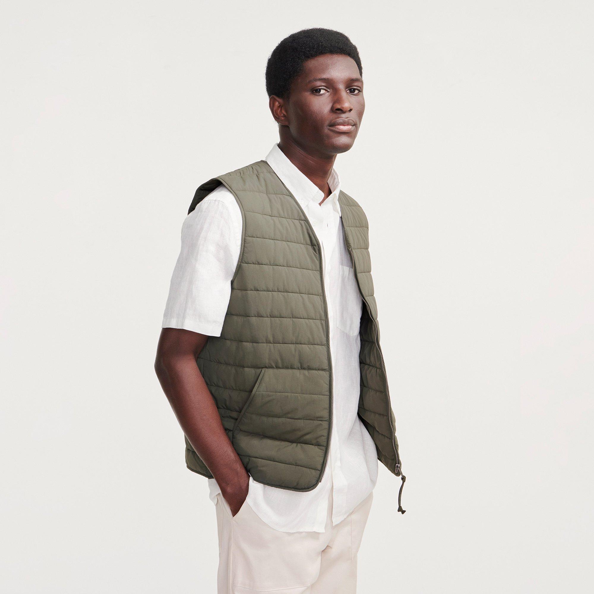 Image of Gilet Herren Dunkelgrün L