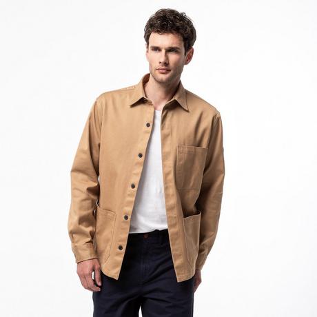 TOMMY HILFIGER HEAVY TWILL SOLID SHIRT JACKET Overshirt 