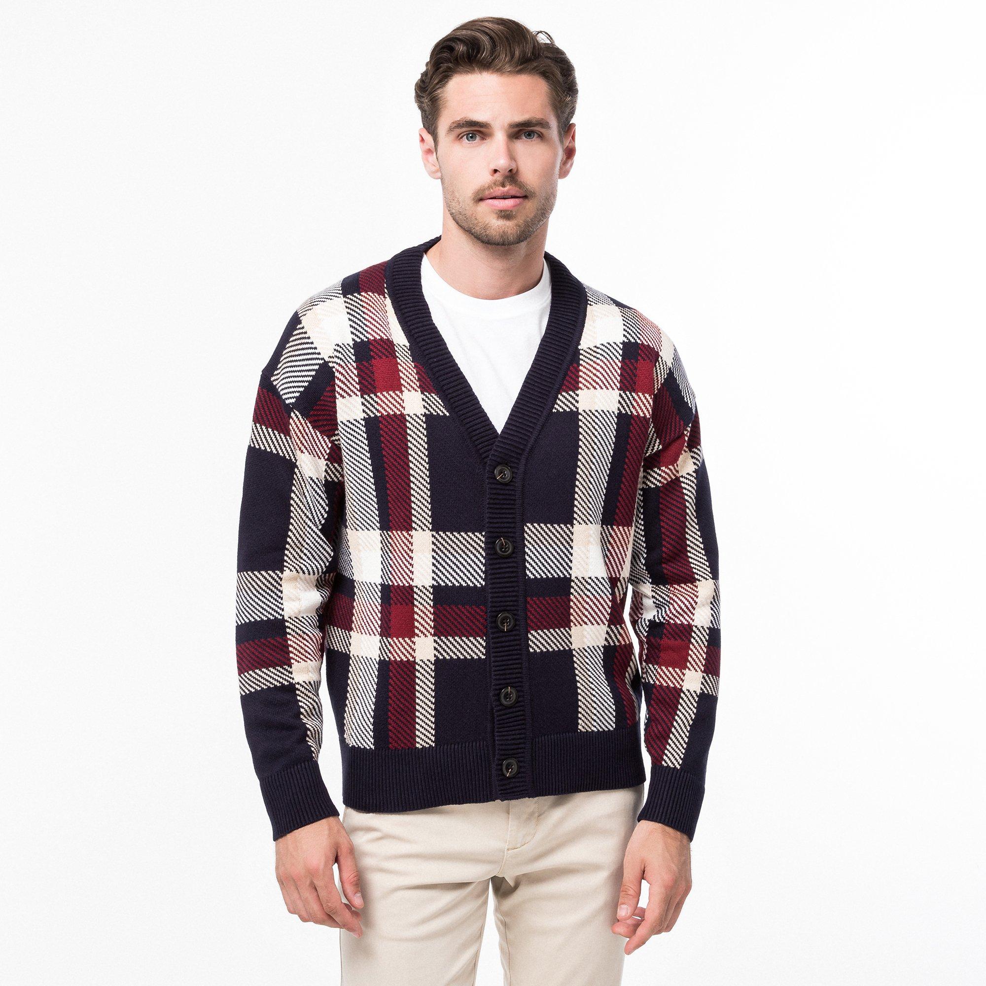 TOMMY HILFIGER CHECK CARDIGAN Pullover 