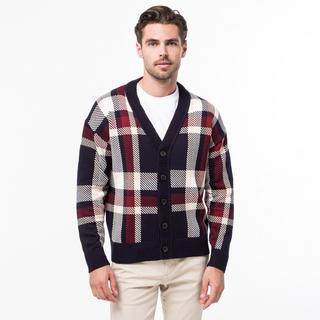 TOMMY HILFIGER CHECK CARDIGAN Pullover 