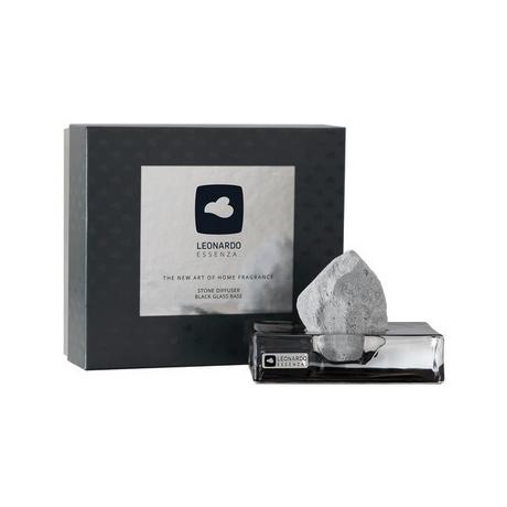 Leonardo Essenza Diffuser Set Grey (Glass Base & Ceramic Stone)  