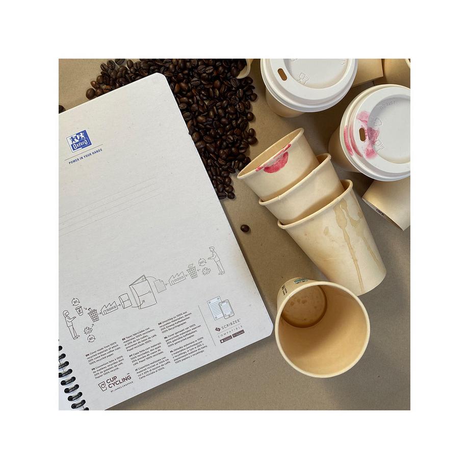 Oxford Taccuino a spirale, colori casuali MyRecUP Assorted 