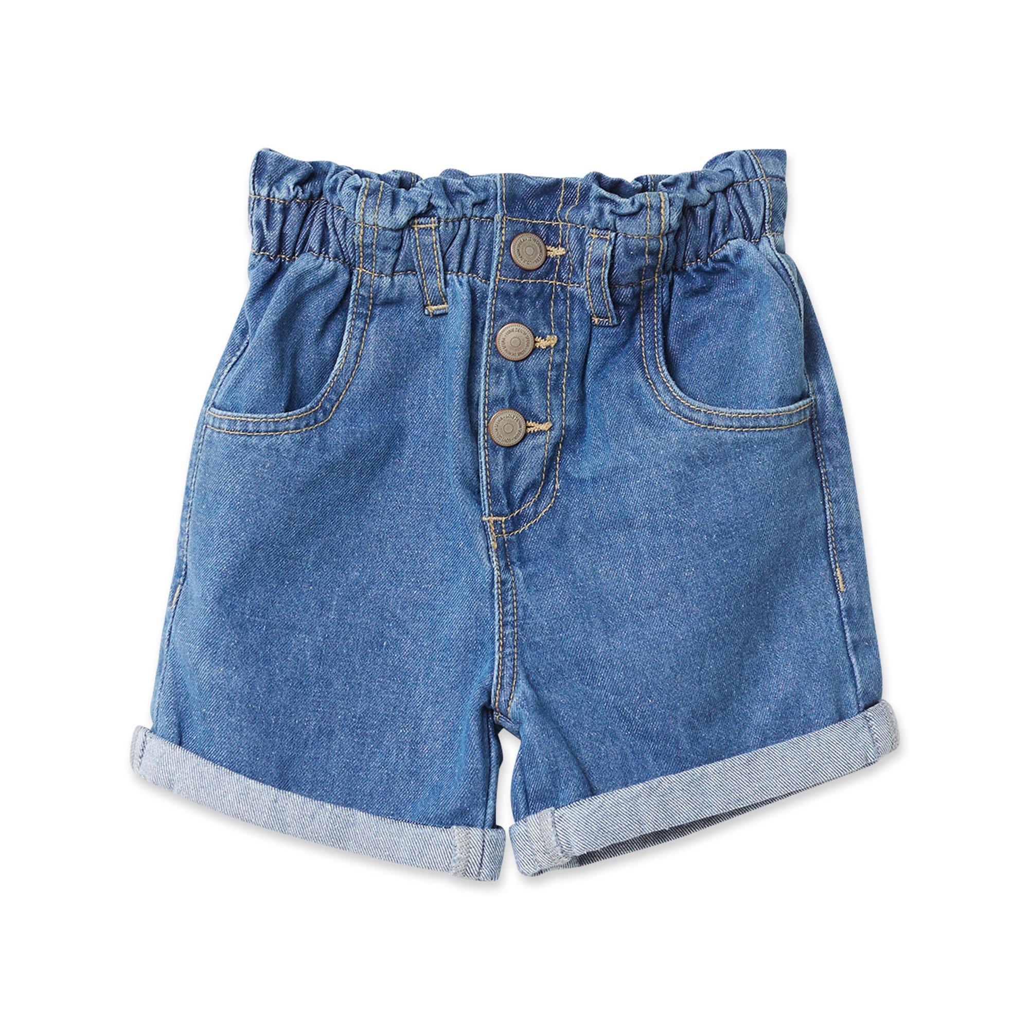 Sfera SHORT DENIM PAPERBAG Pantalon 