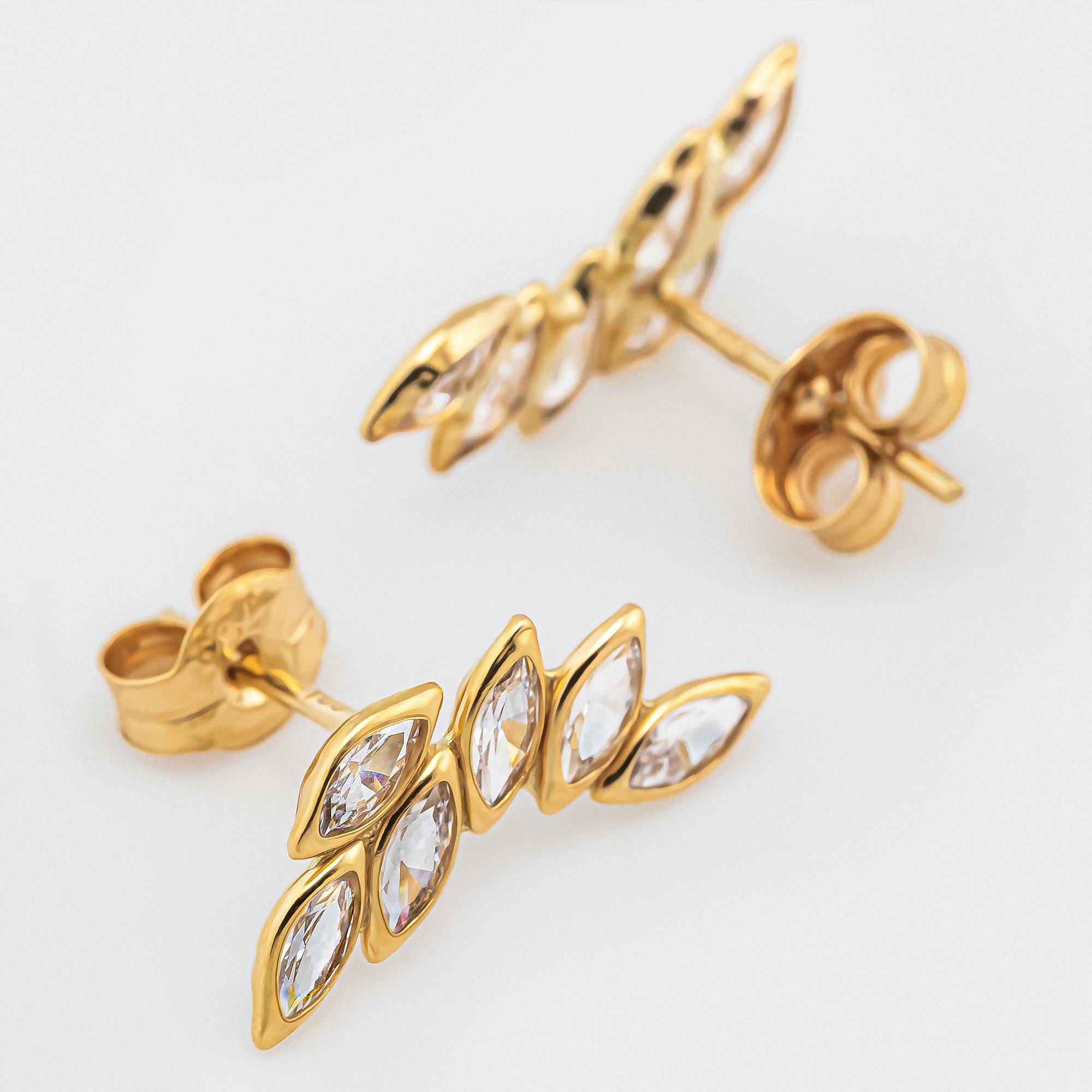 L' Atelier Gold 18 Karat by Manor  Boucles d'oreilles 