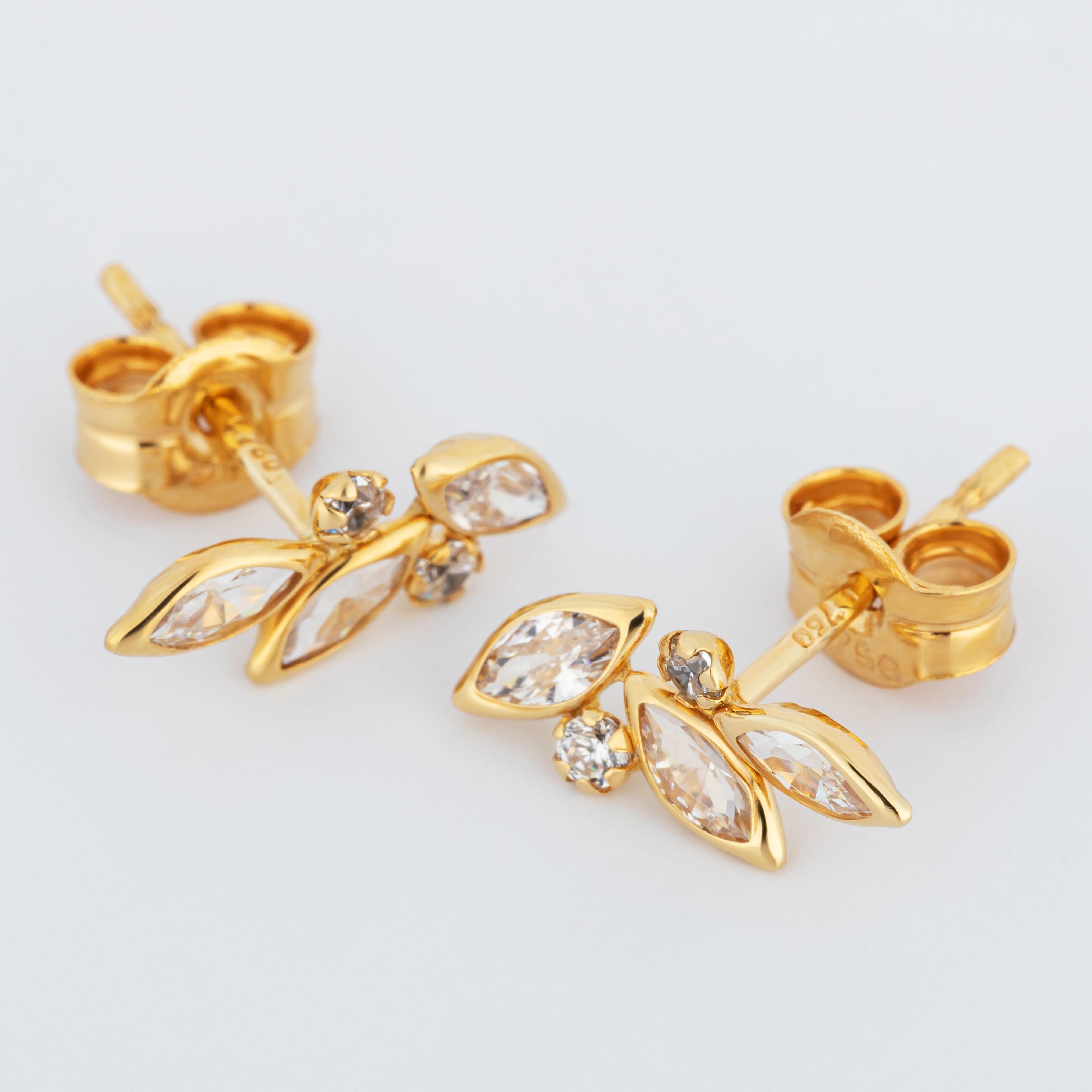 L' Atelier Gold 18 Karat by Manor  Boucles d'oreilles 