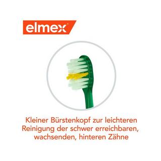elmex Junior Junior 6-12 Ans Souple Brosse À Dents, Idéale Pour Le Nettoyage Des Nouvelles Dents Permanentes 