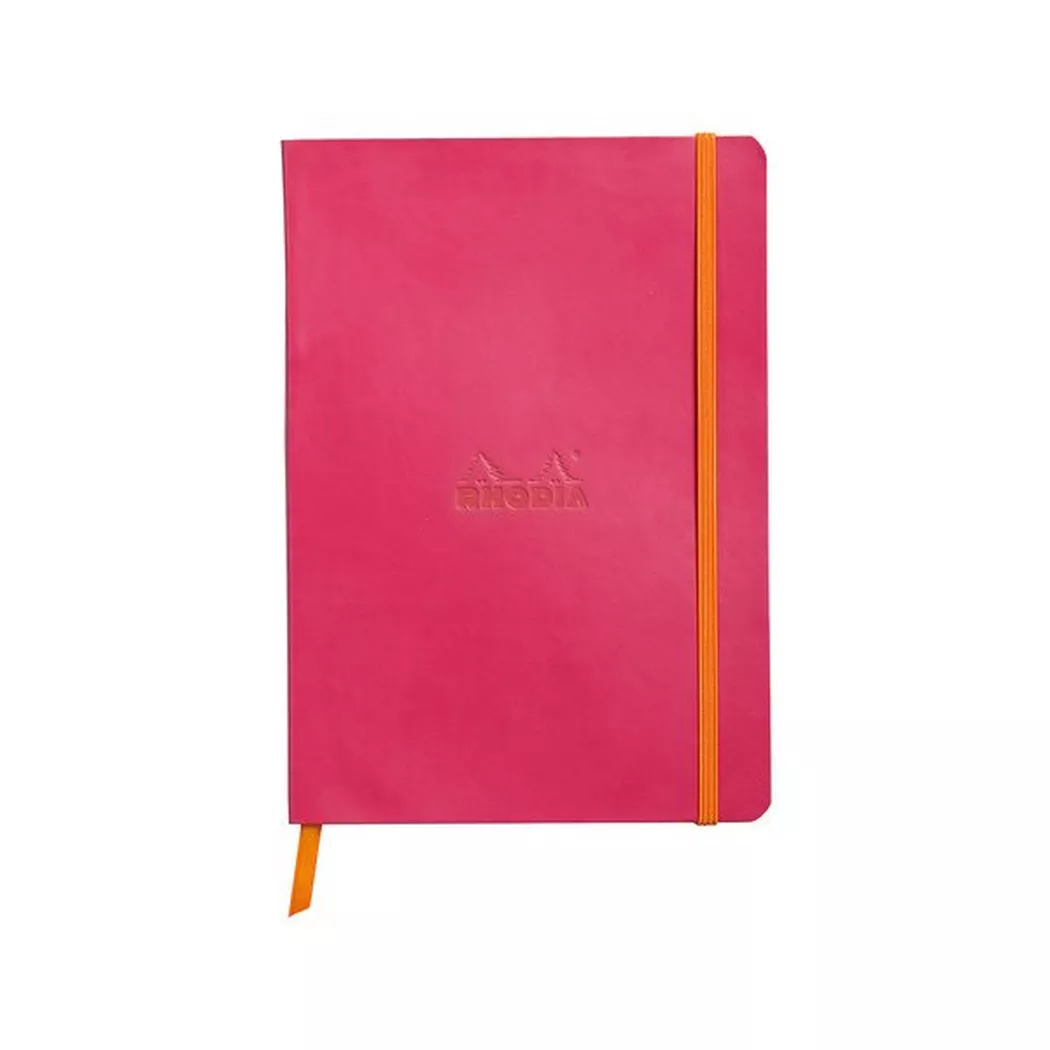RHODIA Carnet souple RHODIARAMA, A5, ligné, framboise