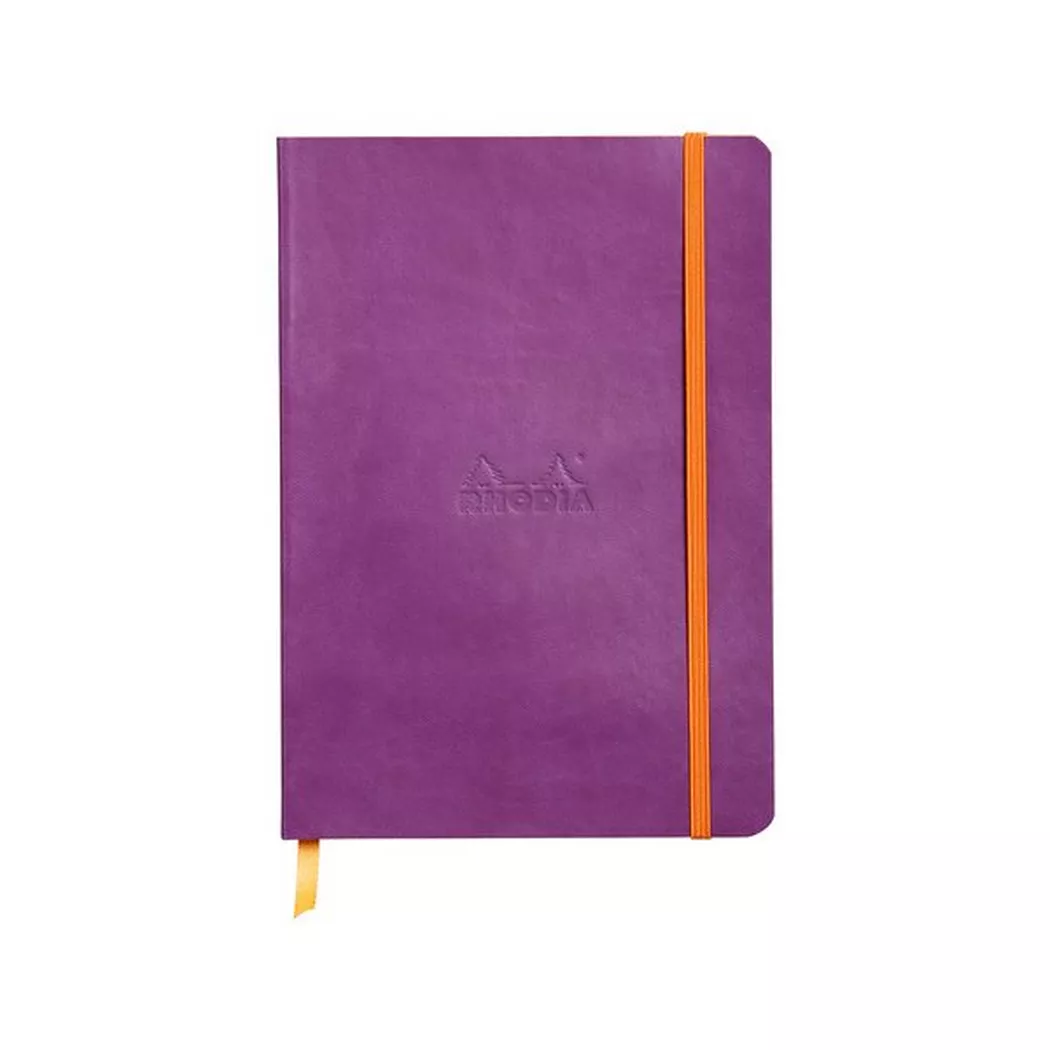 RHODIA Carnet souple RHODIARAMA, A5, ligné, violet