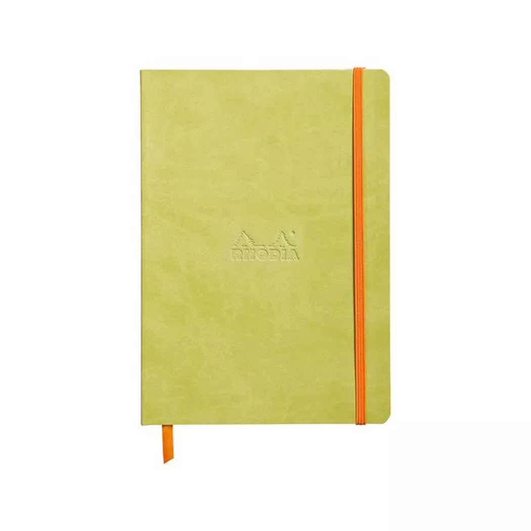 RHODIA Carnet souple RHODIARAMA, A5, ligné, anis