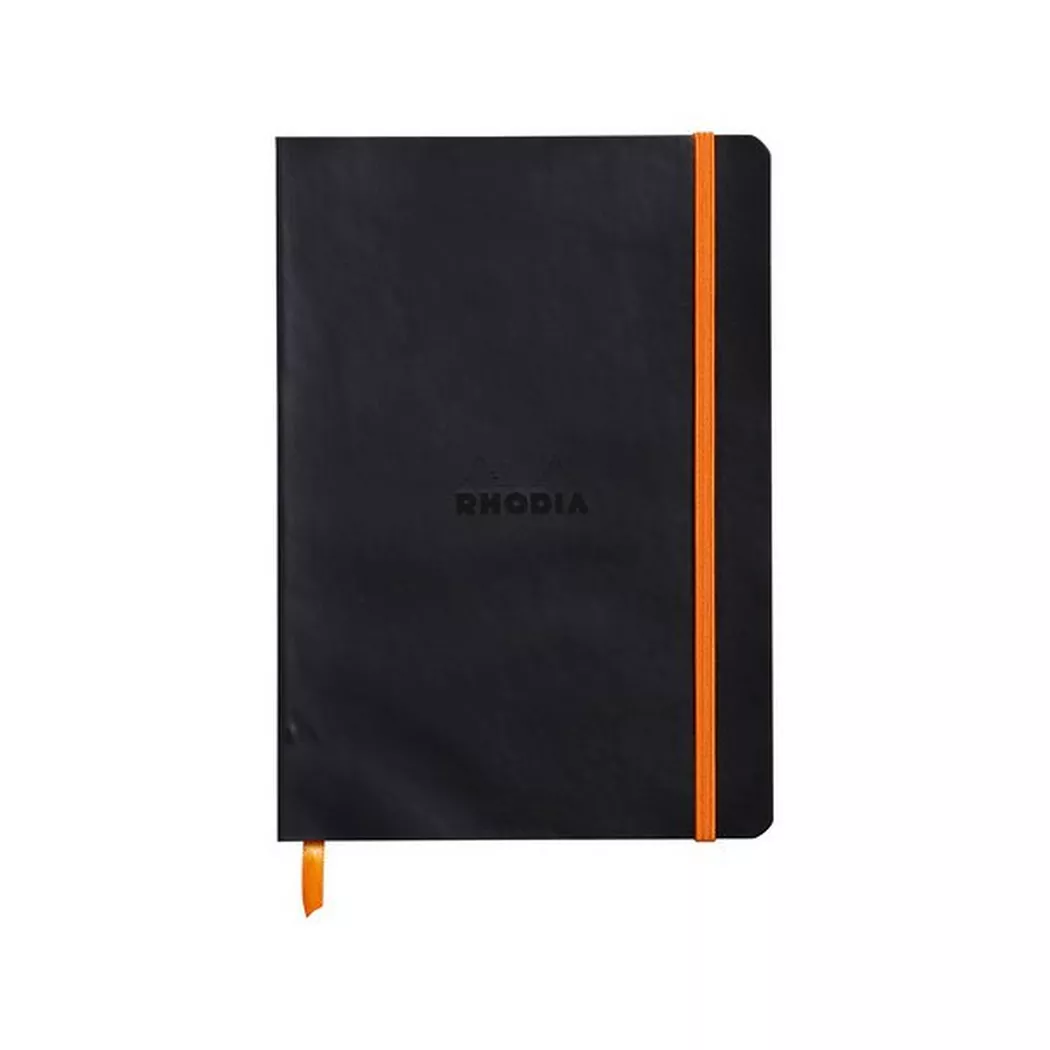 Rhodia 117402C writing notebook A5 80 sheets Black