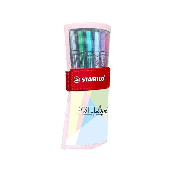 STABILO Jeu de stylos-feutre Pen 68 Pastellove 